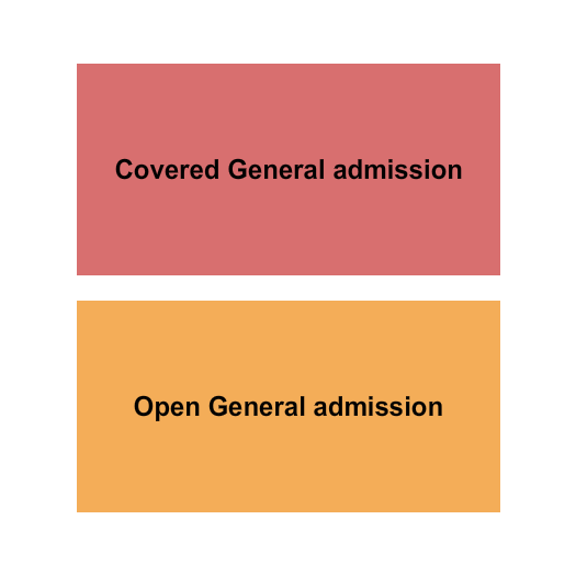 Jackson Hole Rodeo Covered GA/Open GA Seating Chart
