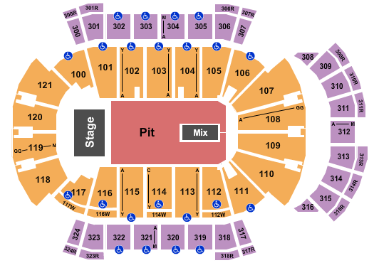 VyStar Veterans Memorial Arena Greta Van Fleet Seating Chart