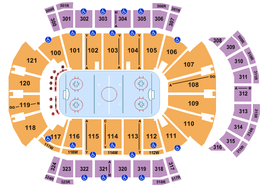 Veterans Memorial Arena Seating Chart