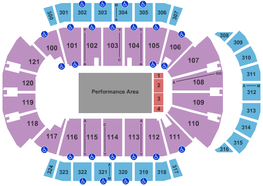 VyStar Veterans Memorial Arena Marvel Seating Chart