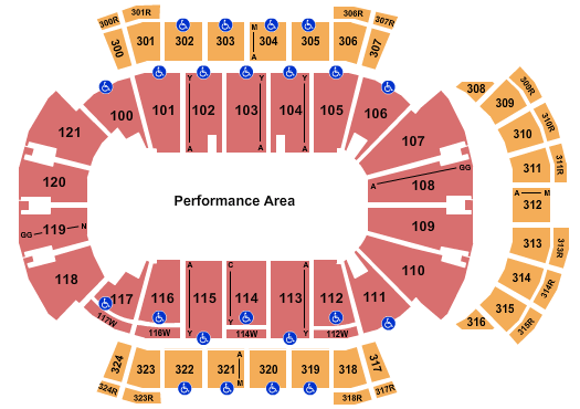 Vystar Arena Seating Chart