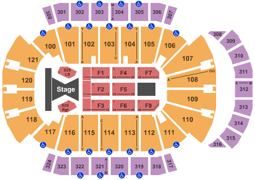 VyStar Veterans Memorial Arena Tim Mcgraw Seating Chart