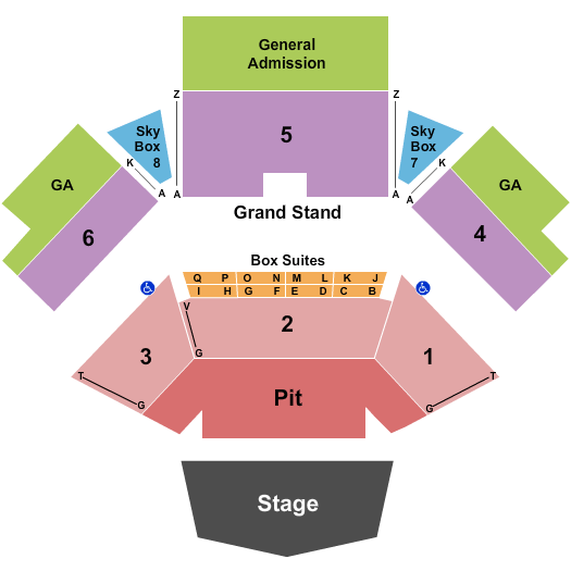 Jacobs Pavilion Seating Chart & Maps Cleveland