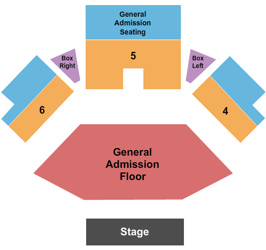 seating chart for Jacobs Pavilion - Endstage GA Floor 2 - eventticketscenter.com
