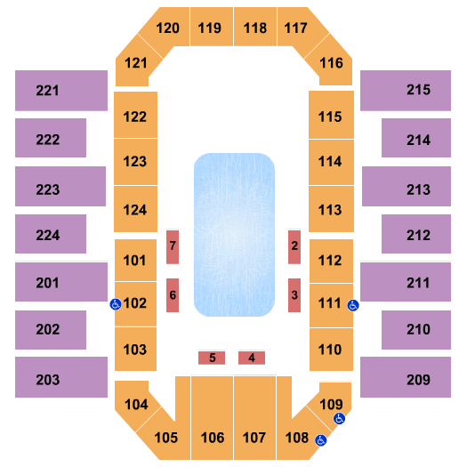 James Brown Arena Ice Show Seating Chart