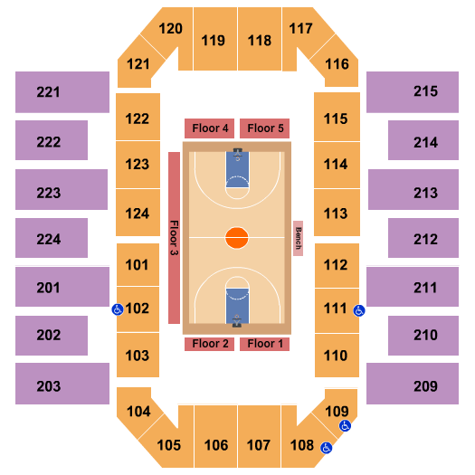 James Brown Arena Harlem Globetrotters 2 Seating Chart