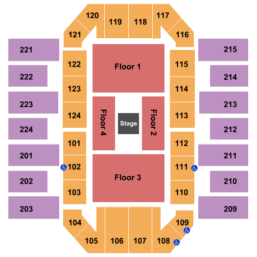 James Brown Arena Harlem Globetrotters Seating Chart