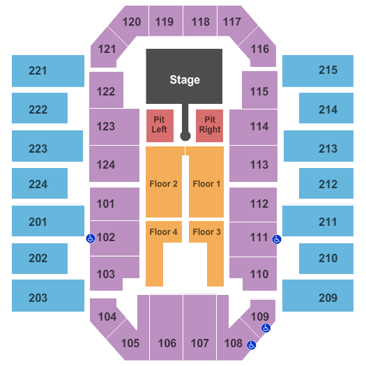 James Brown Arena Jason Aldean Seating Chart