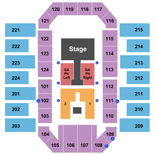 James Brown Arena Kelsea Ballerini Seating Chart