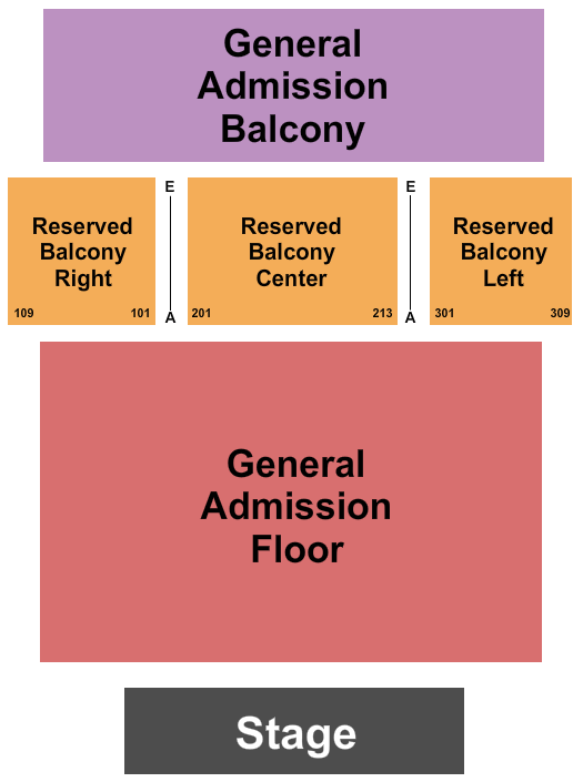 James Devin Moncus Theater End Stage Seating Chart