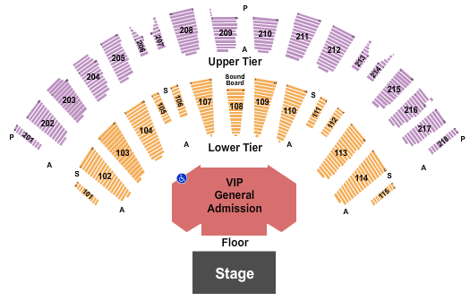 James L Knight Center End Stage GA Floor Seating Chart