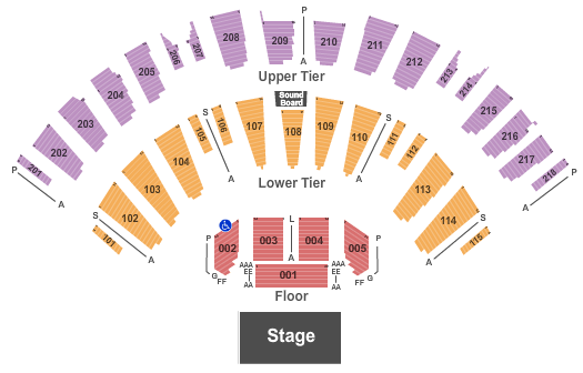 James Knight Center Seating Chart