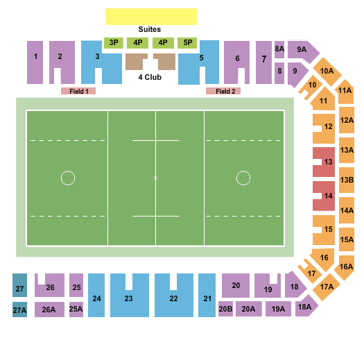 James Shuart Stadium Lacrosse Seating Chart