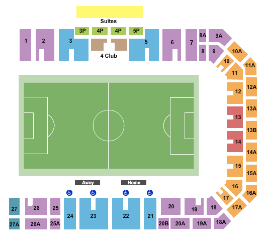 James Shuart Stadium Soccer Seating Chart