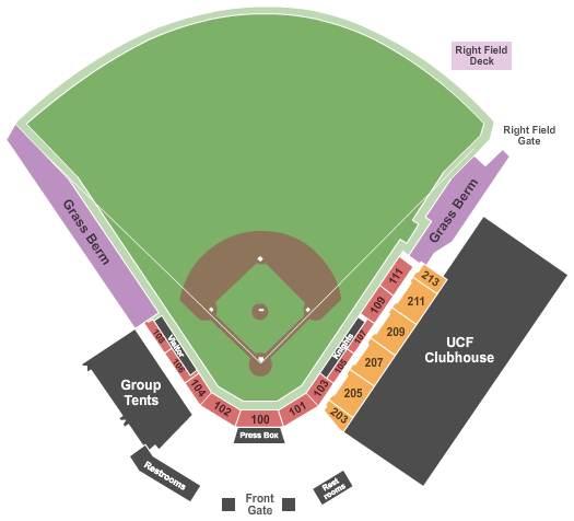 John Euliano Park Baseball Seating Chart