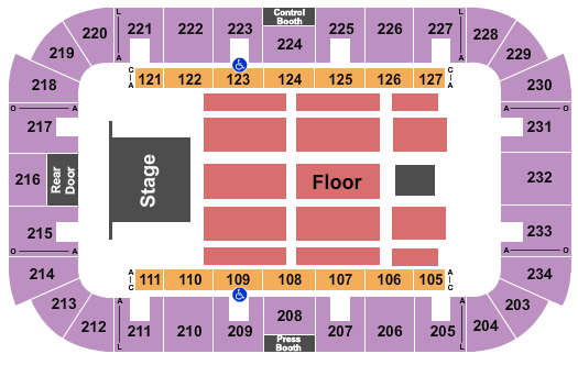 Jenkins Arena - RP Funding Center Gabriel Iglesias Seating Chart