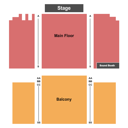 Jewett Auditorium End Stage Seating Chart