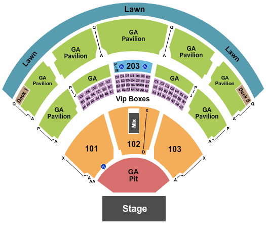 Jiffy Lube Live Disrupt Festival Seating Chart