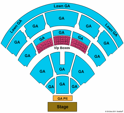 Jiffy Lube Live End Stage GA Seating Chart