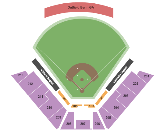 Jim Patterson Stadium Baseball Seating Chart