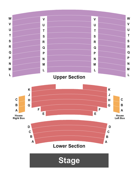 Jim and Joyce Faulkner Performing Arts Center venue and seating information
