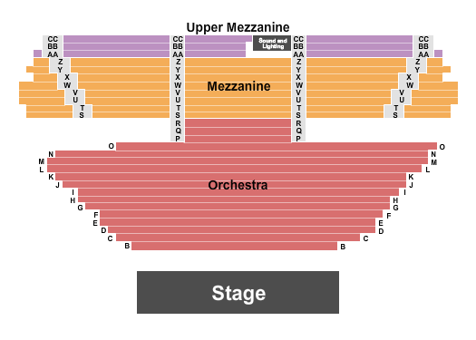 Jimmie Cannon Performing Arts Theater End Stage Seating Chart