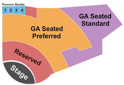 Jimmy Kimmel's Comedy Club at the LINQ Seating Chart