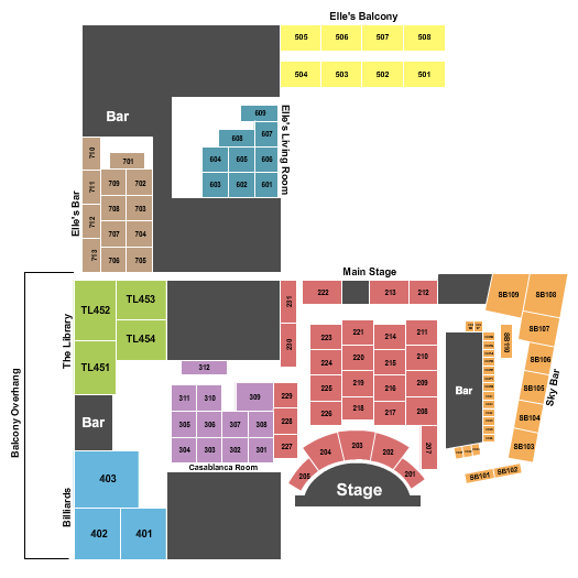 Jimmy's Jazz & Blues Club Tickets & Seating Chart - ETC