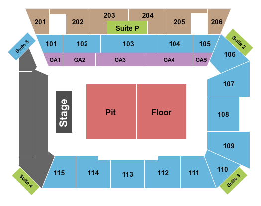Joan Perry Brock Center Seating Chart