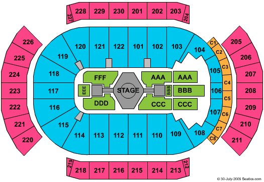 Desert Diamond Arena Jonas Brothers Seating Chart