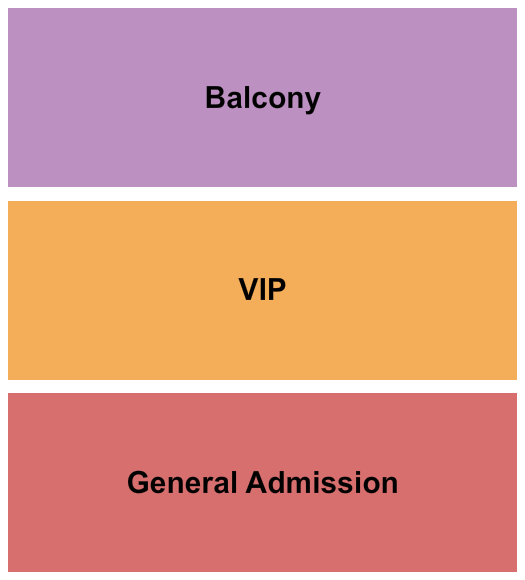 Joe's Live GA/VIP/Balcony Seating Chart