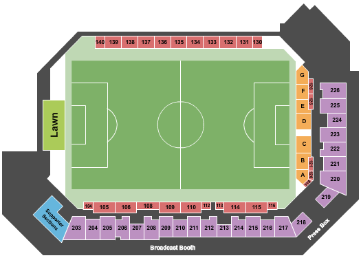 Joe Davis Stadium Soccer Seating Chart