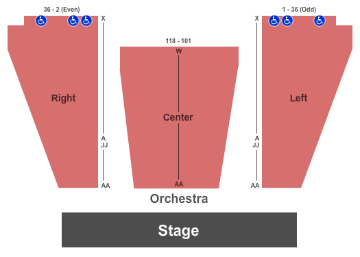 John Anson Ford Theatre End Stage Seating Chart