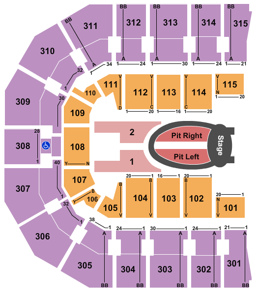 John Paul Jones Arena Ariana Grande Seating Chart