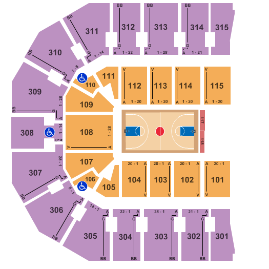 John Paul Jones Arena Seating Chart - Charlottesville