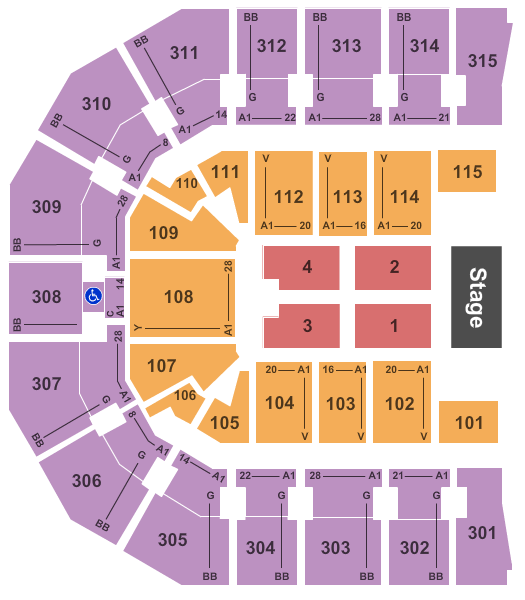 John Paul Jones Arena Seating Chart - Charlottesville