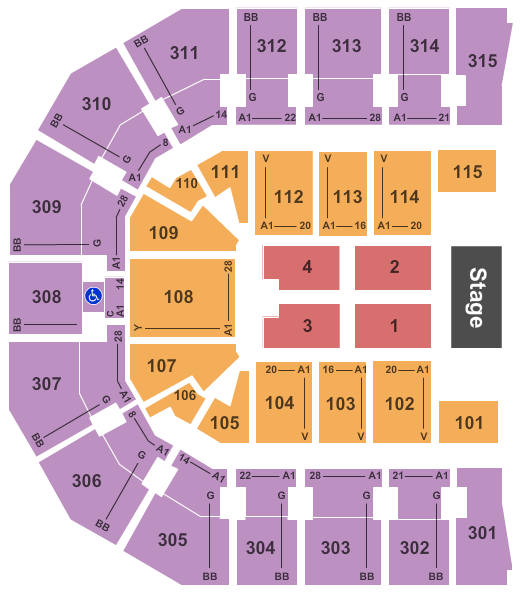 John Paul Jones Arena Charlottesville Va Seating Chart