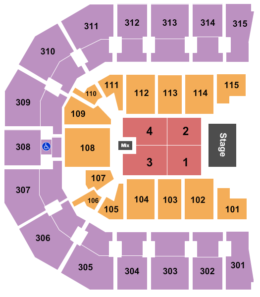 John Paul Jones Arena seating chart event tickets center