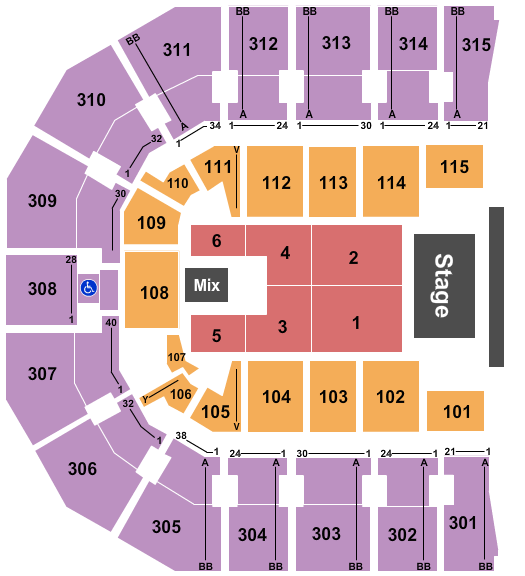 John Paul Jones Arena Endstage 4 Seating Chart