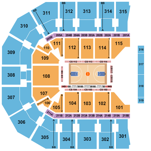 John Paul Jones Arena Basketball - Harlem Globetrotters Seating Chart