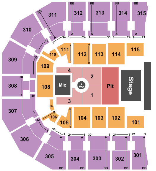 John Paul Jones Arena Tyler Childers Seating Chart