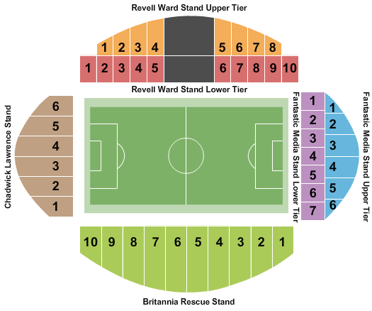 John Smith's Stadium Soccer Seating Chart