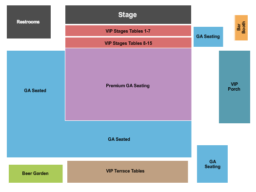 John T. Floore Country Store RobertEralKeen Seating Chart