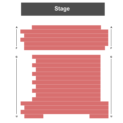 John W. Engeman Theater Seating Map