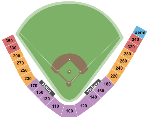 Joseph L. Bruno Stadium Baseball Seating Chart