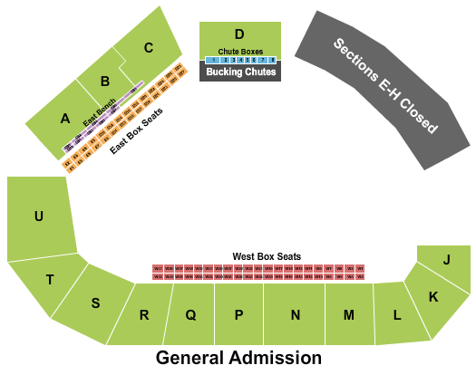 Juab County Fairgrounds Racing - No E-H Seating Chart
