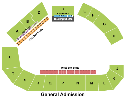 Juab County Fairgrounds Rodeo 3 Seating Chart