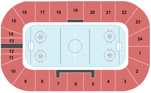 KC Irving Regional Centre End Stage Seating Chart