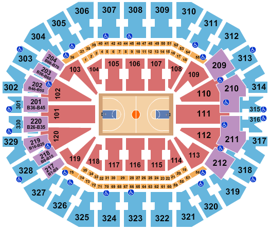 Wake Forest Basketball Seating Chart