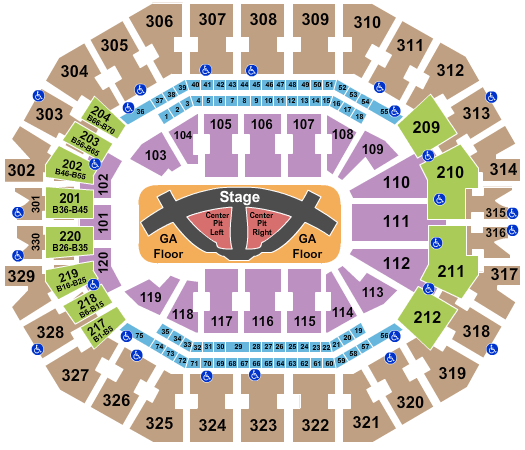 Ppg Paints Arena Seating Chart Carrie Underwood